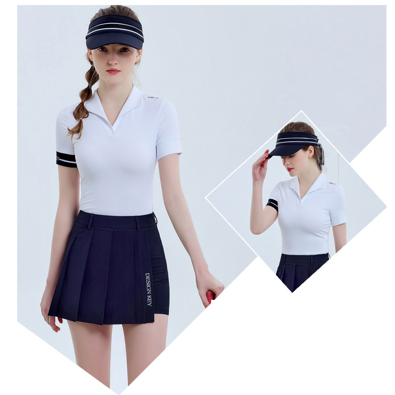 (Sẵn Hàng) Bộ đồ đánh golf nữ DKGOLF D-SN23001 - D-KN23070 cao cấp chống nắng co giãn thoáng khí cho mùa hè