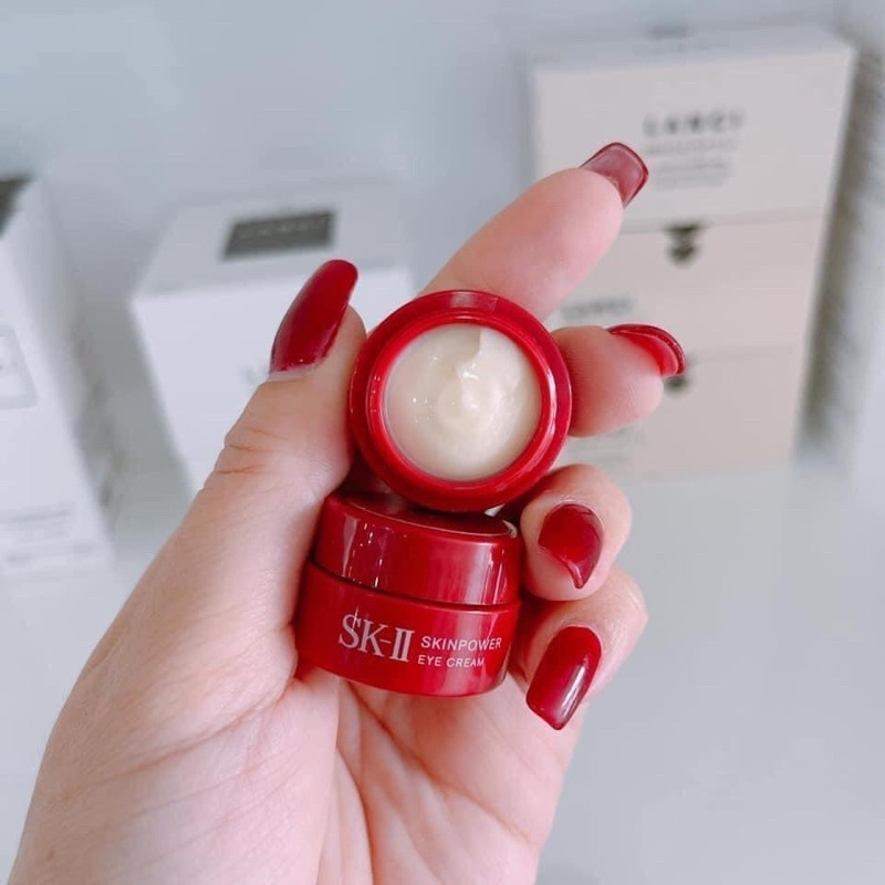 Kem mắt SKII Nhật Bản SK-II Skinpower Eye Cream mini chống lão hóa - Hũ mini 2,5g