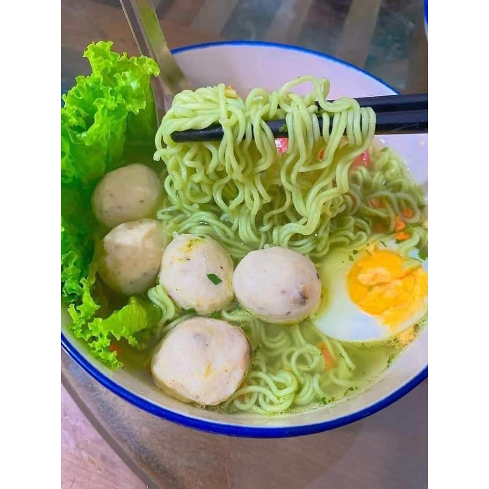 Mì ăn liền chùm ngây sấy lạnh healthy, chay mặn đều được. Bịch 5 bánh