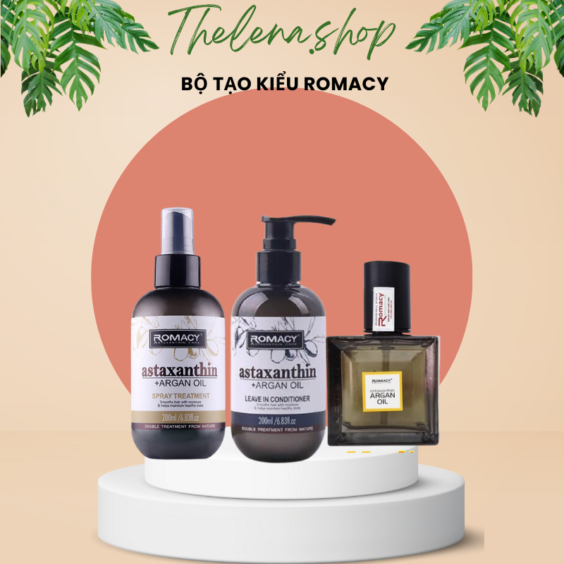 Kem dưỡng tóc Xả Khô - Tinh Dầu Dưỡng Tóc - Xịt Dưỡng tạo kiểu phục hồi tóc ROMACY