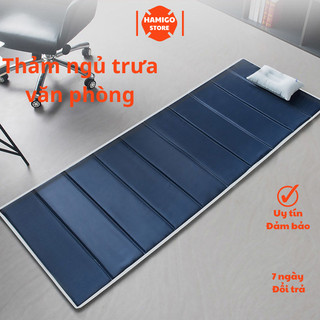 Thảm ngủ trưa văn phòng vải oxford cao cấp, Đệm tập yoga, nằm ngủ văn phòng 70x190cm Xanh HAMIGO