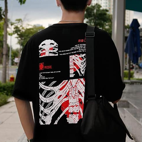 Áo Thun Unisex 98.Blossom RIB & ROSE TEE 100% Cotton -  Local Brand