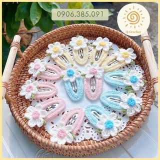 Kẹp tóc hình nơ hoa dễ thương phong cách hàn quốc cho bé gái