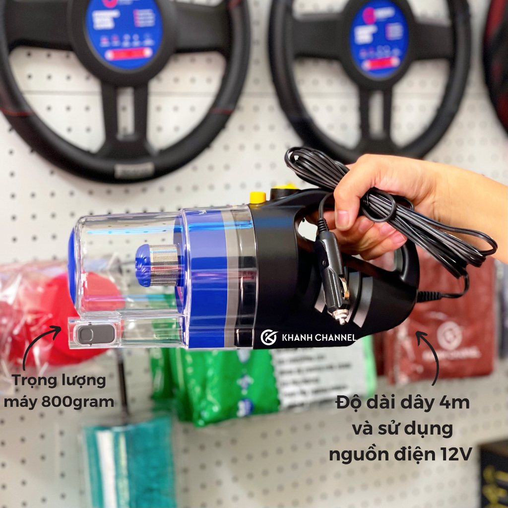 MÁY HÚT BỤI Ô TÔ 12V MICHELIN ML204