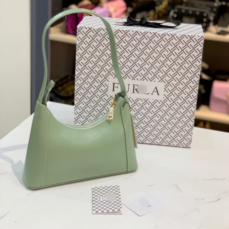 Túi FURLA DIAMANTE KẸP NÁCH da bóng