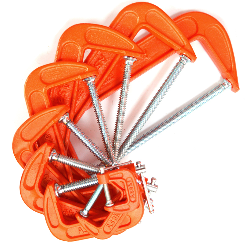 Vam cảo chữ C 2inch/50mm Asaki AK-6260 đủ bộ Vam cảo chữ G từ 5 cm - 20 cm