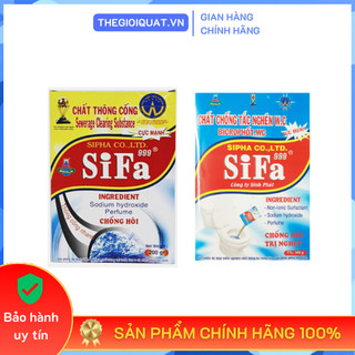 Bột thông tắc cống, thông bồn cầu Sifa siêu tốc khử mùi hôi chống nghẹt trong 5 phút - Hàng chính hãng