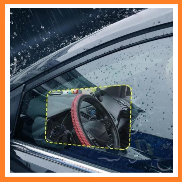 Miếng dán chống bám nước gương chiếu hậu ô tô. SET 4 Miếng Dán Gương Kính Ô tô Xe Máy phủ Nano Đi Mưa