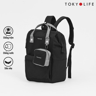 Balo chống trộm chống nước thời trang TOKYOLIFE nam nữ nhiều ngăn siêu nhẹ chất liệu cao cấp C8BPK001J (40x28x17 cm)