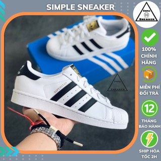 Giày Adidas Super Star Chính Hãng 🔴SIMPLE SNEAKER🔴 Adidas Superstar OG Tem Vàng Giày Thể Thao Nam Nữ Chuẩn Auth [EG4958]