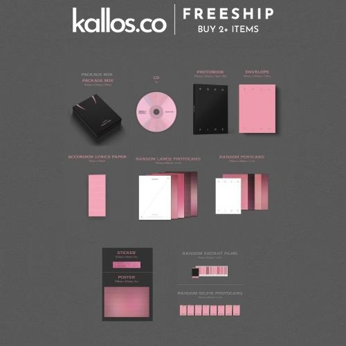 Bộ BLACKPINK 2nd Album Born Pink Digipack Ver, Box Set Kpop - Kallos Vietnam