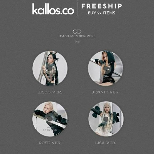 Bộ BLACKPINK 2nd Album Born Pink Digipack Ver, Box Set Kpop - Kallos Vietnam
