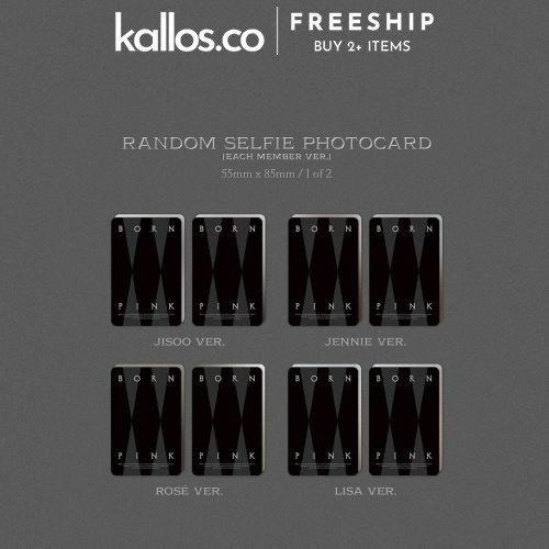 Bộ BLACKPINK 2nd Album Born Pink Digipack Ver, Box Set Kpop - Kallos Vietnam