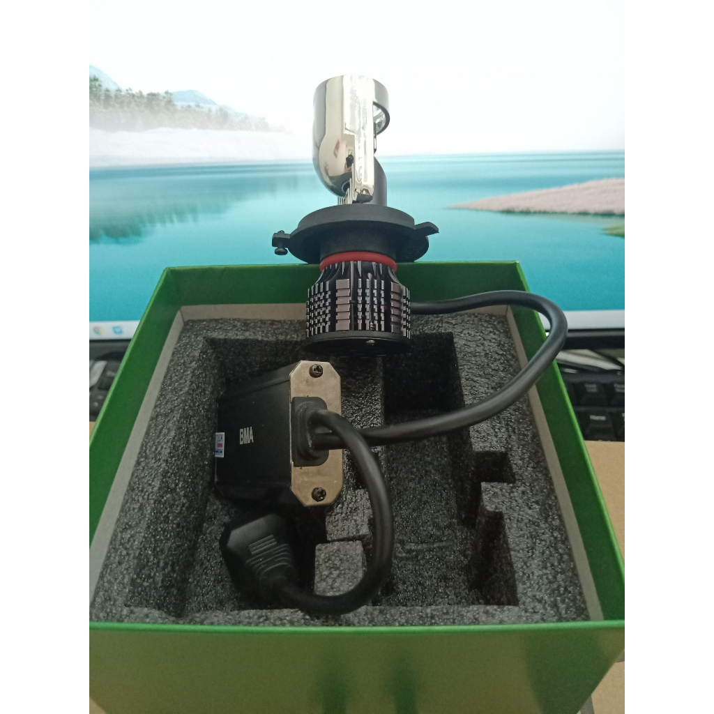 Đèn led bi cầu Mini W1 BMA Cắt Sáng Chống Chói chân H4