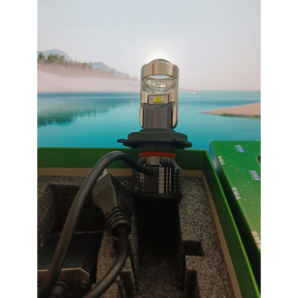 Đèn led bi cầu Mini W1 BMA Cắt Sáng Chống Chói chân H4