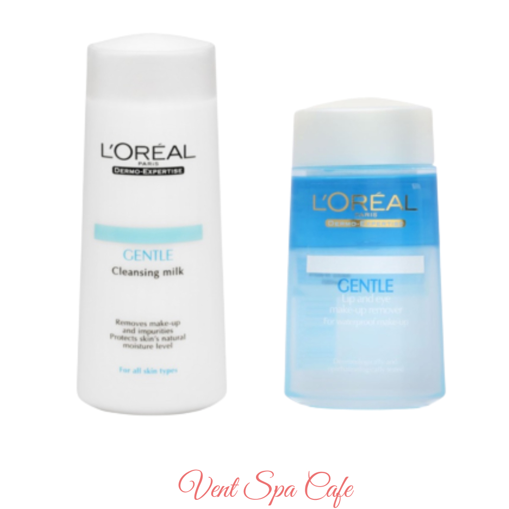 Tẩy trang mắt môi LOREAL Gentle Lip And Eye Make up Remover loẻal sữa tẩy trang L oreal Giúp Làn Da Mềm Mịn 200ml