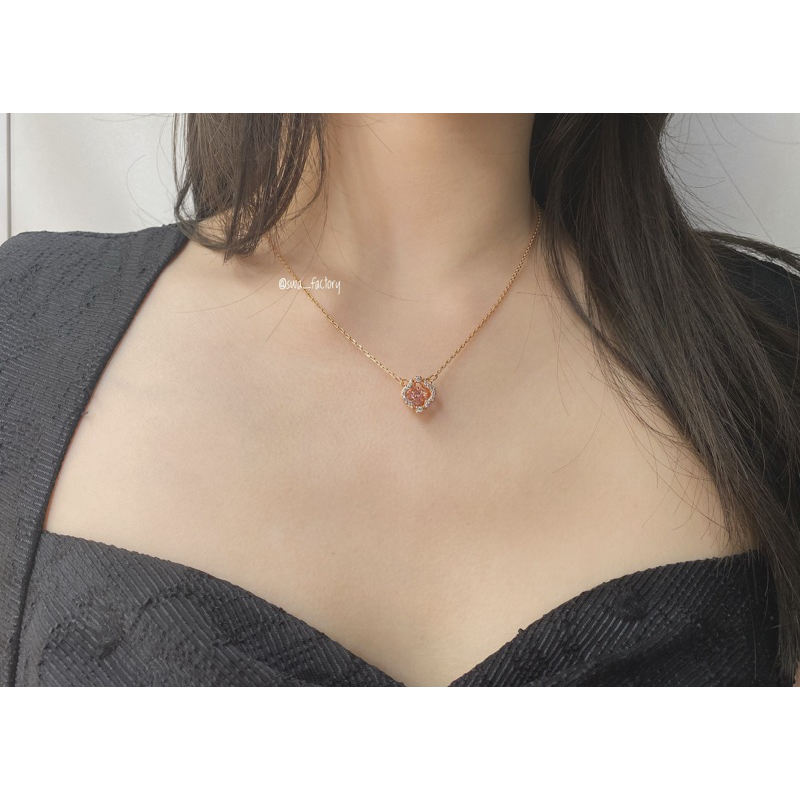 Dây Chuyền Nữ Swarovskii SPARKLING DANCE CLOVER - Đổi trả 7 ngày - BH 3th