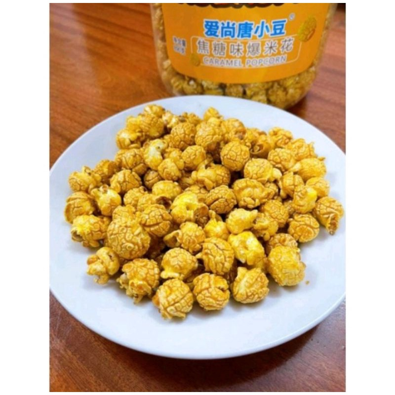 Chai Bắp Rang Bơ Vị Caramen Khổng Lồ (1,2kg) Bỏng Ngô Siêu To
