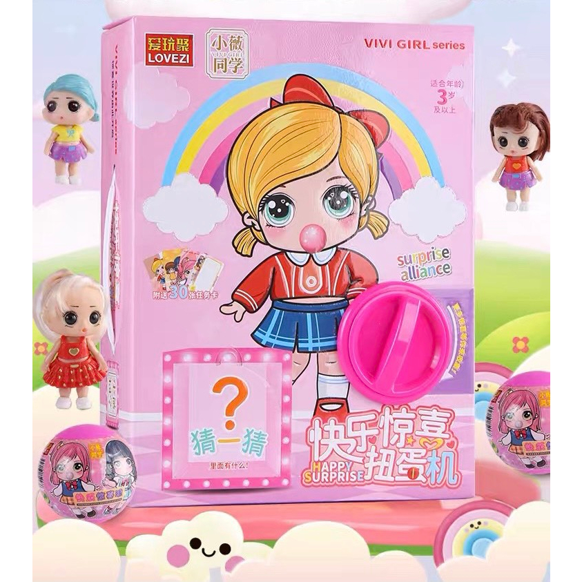 Máy Nhả Trứng Búp Bê/ Khủng Long cho bé yêu