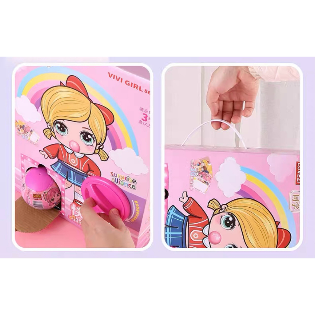 Máy Nhả Trứng Búp Bê/ Khủng Long cho bé yêu