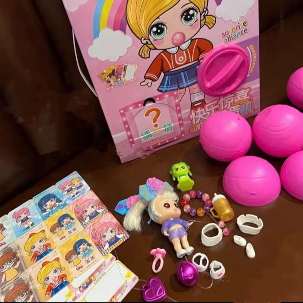 Máy Nhả Trứng Búp Bê/ Khủng Long cho bé yêu