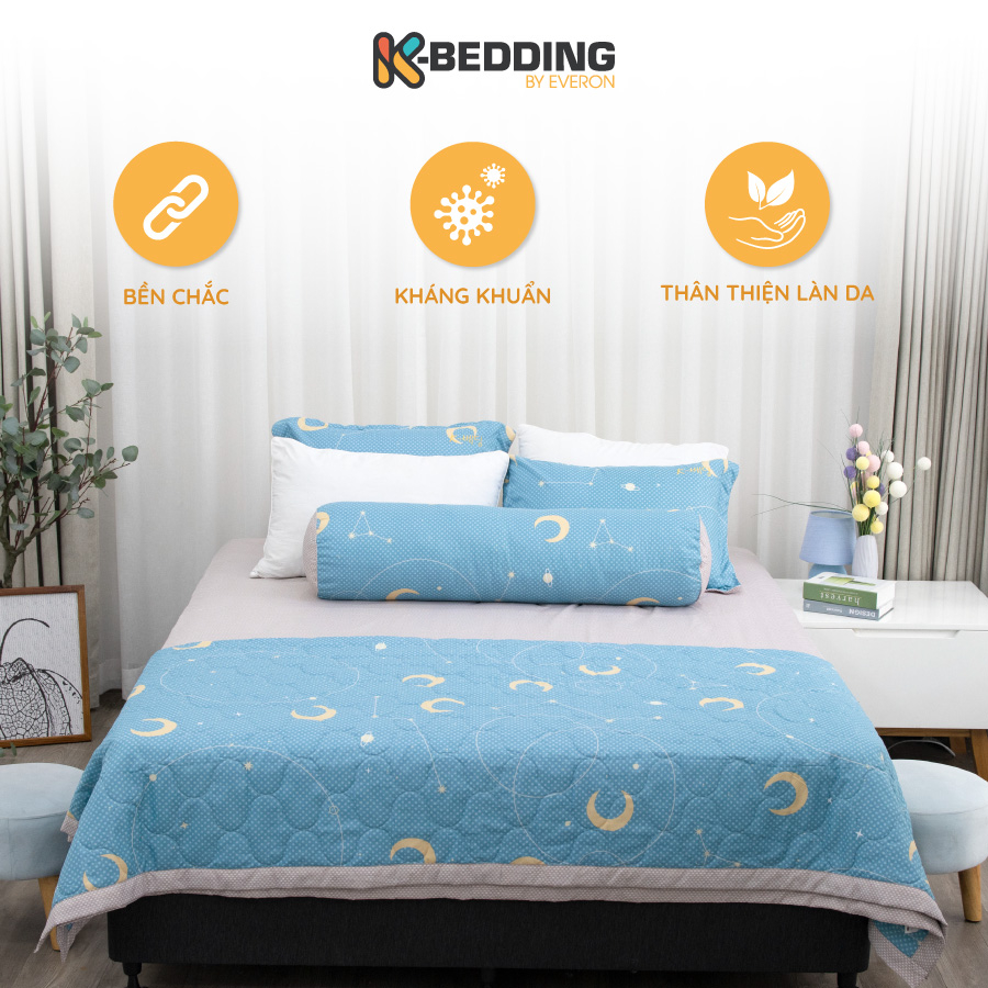 Bộ ga giường K-Bedding by Everon chất vải Microfiber (KMP306&303)