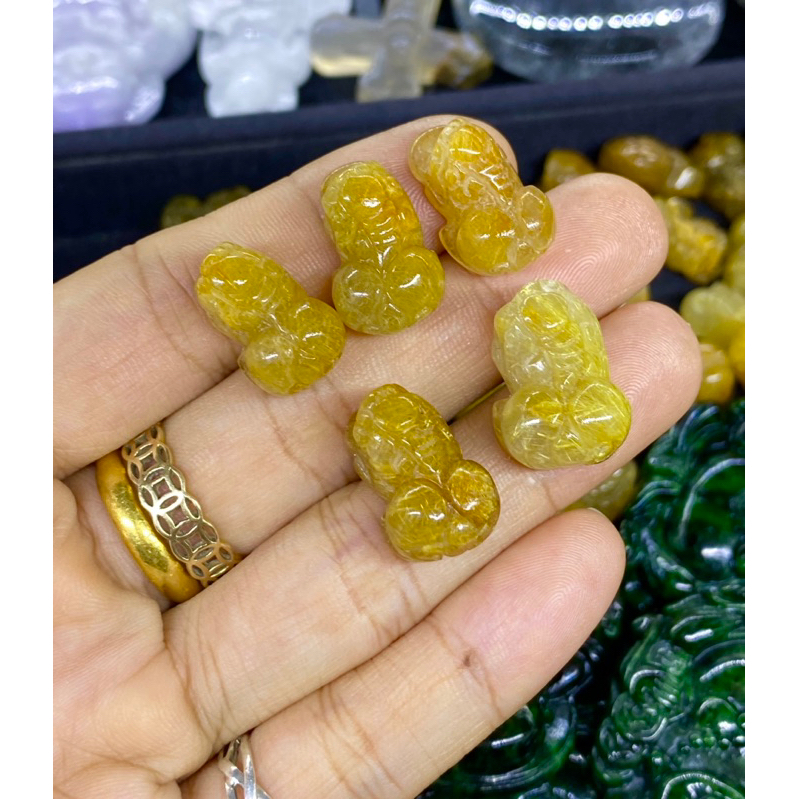 Tỳ hưu thạch anh tóc vàng