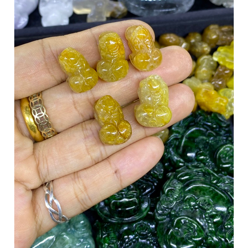Tỳ hưu thạch anh tóc vàng