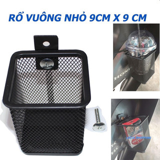 Rổ đựng đồ mini trang trí gắn xe máy