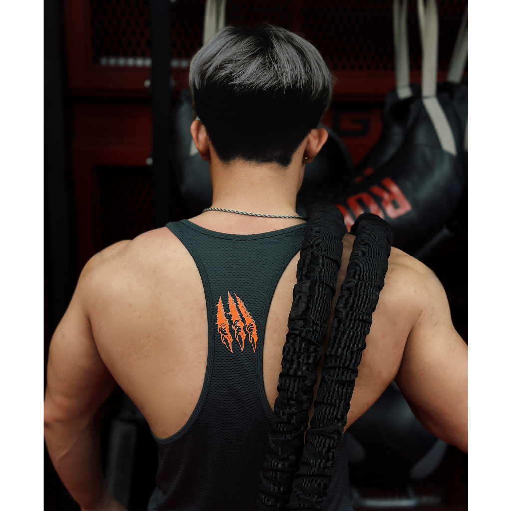 Áo beast me nam chất vải cao cấp co giãn Gymsquad áo tanktop thời trang cho nam thể thao năng động.