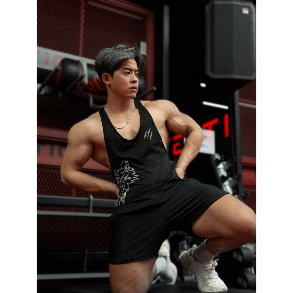 Áo beast me nam chất vải cao cấp co giãn Gymsquad áo tanktop thời trang cho nam thể thao năng động.