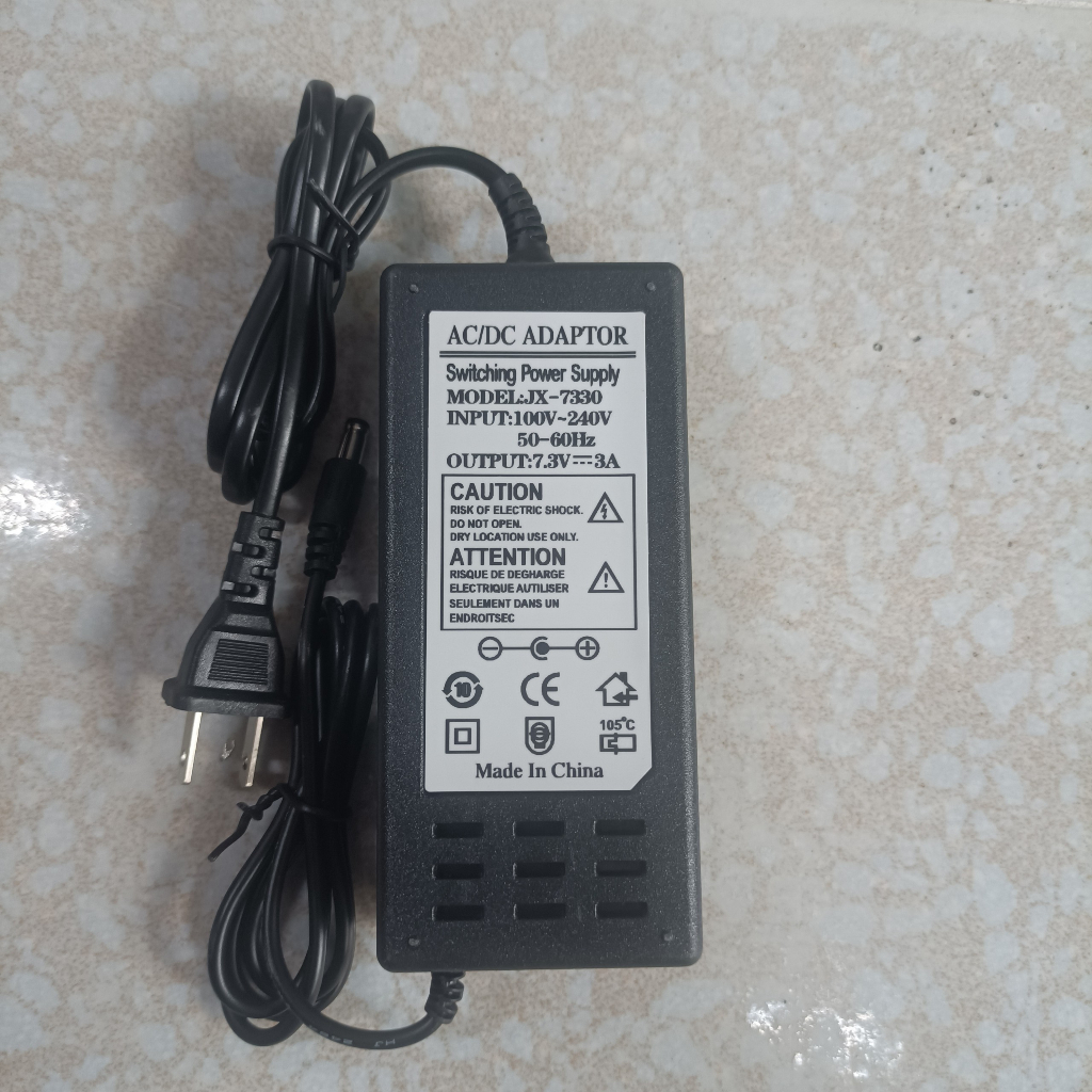 Sạc 7.2V - 7.3V 2A - 3A - 5A cho pin sắt photphat hệ 2S 6.4V