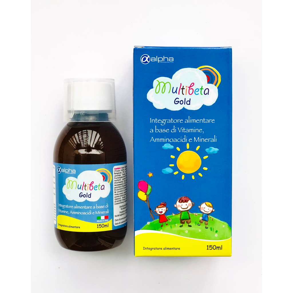 Siro ăn ngon Multibeta Gold - 150ml - Bổ sung vitamin và khoáng chất, tăng cường đề kháng cho bé
