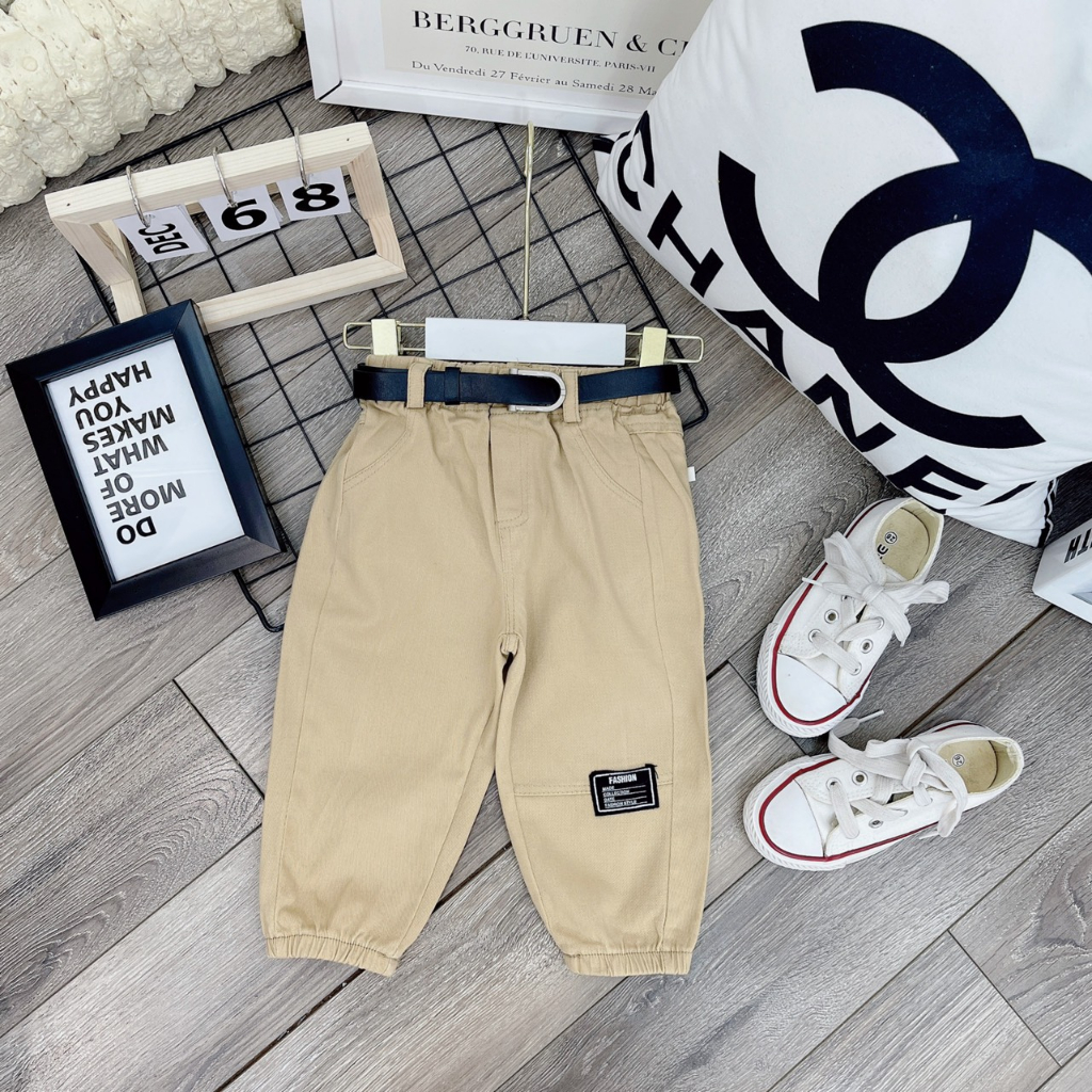 Sale_ Quần kaki siêu ngầu cho bé 10-20kg- Thoitrangbeyeu J&B kids