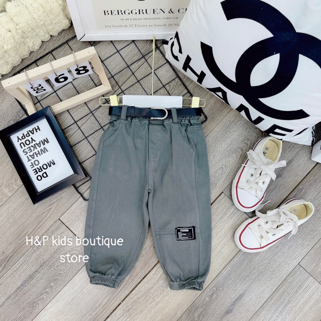 Sale_ Quần kaki siêu ngầu cho bé 10-20kg- Thoitrangbeyeu J&B kids