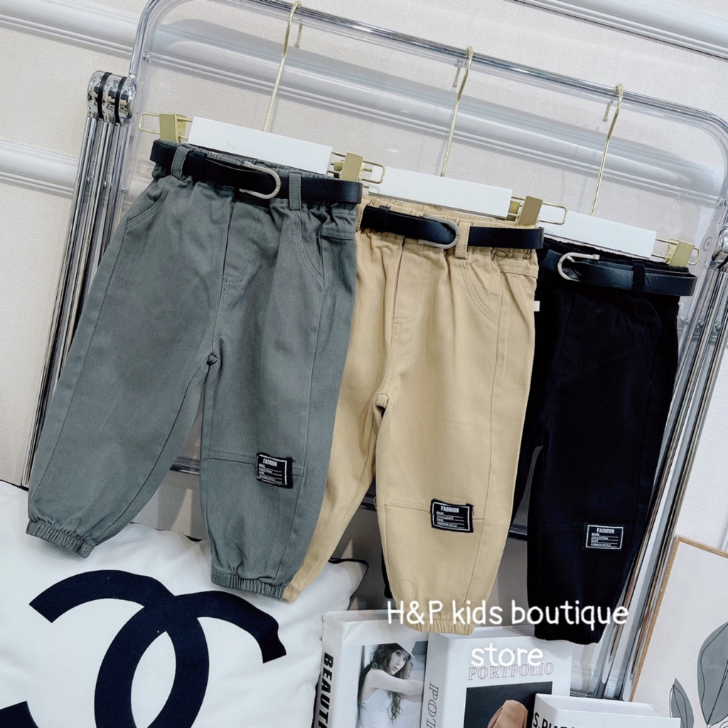 Sale_ Quần kaki siêu ngầu cho bé 10-20kg- Thoitrangbeyeu J&B kids