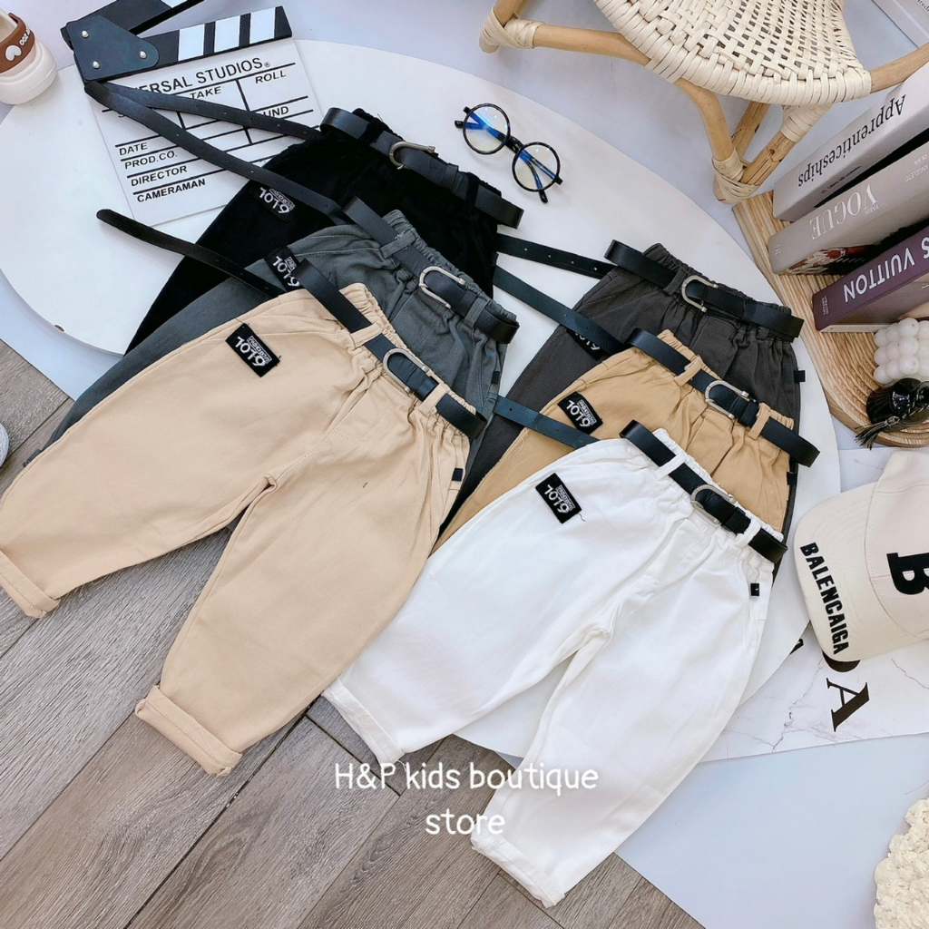 Sale_ Quần kaki siêu ngầu cho bé 10-20kg- Thoitrangbeyeu J&B kids