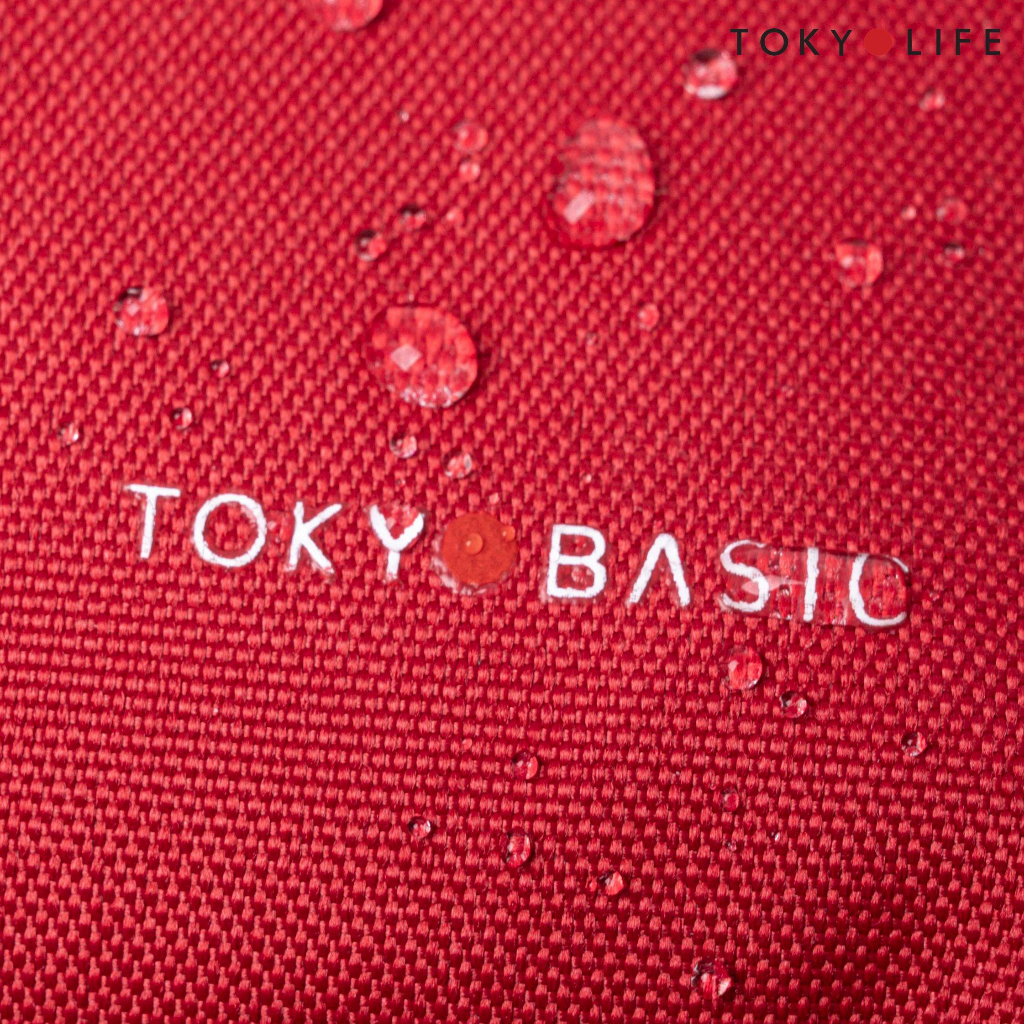 Balo chống nước thời trang TOKYOLIFE nam nữ nhiều màu thiết kế basic nhiều ngăn siêu nhẹ chất liệu cao cấp C8BPK300K