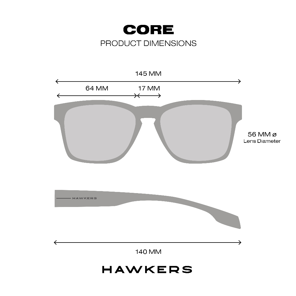Kính Mát Hawkers Core Chống Tia Uv400 Bảo Vệ Cho Nam Và Nữ