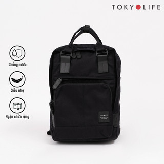 Balo chống nước thời trang TOKYOLIFE nam nữ nhiều màu thiết kế basic nhiều ngăn siêu nhẹ chất liệu cao cấp C8BPK011L