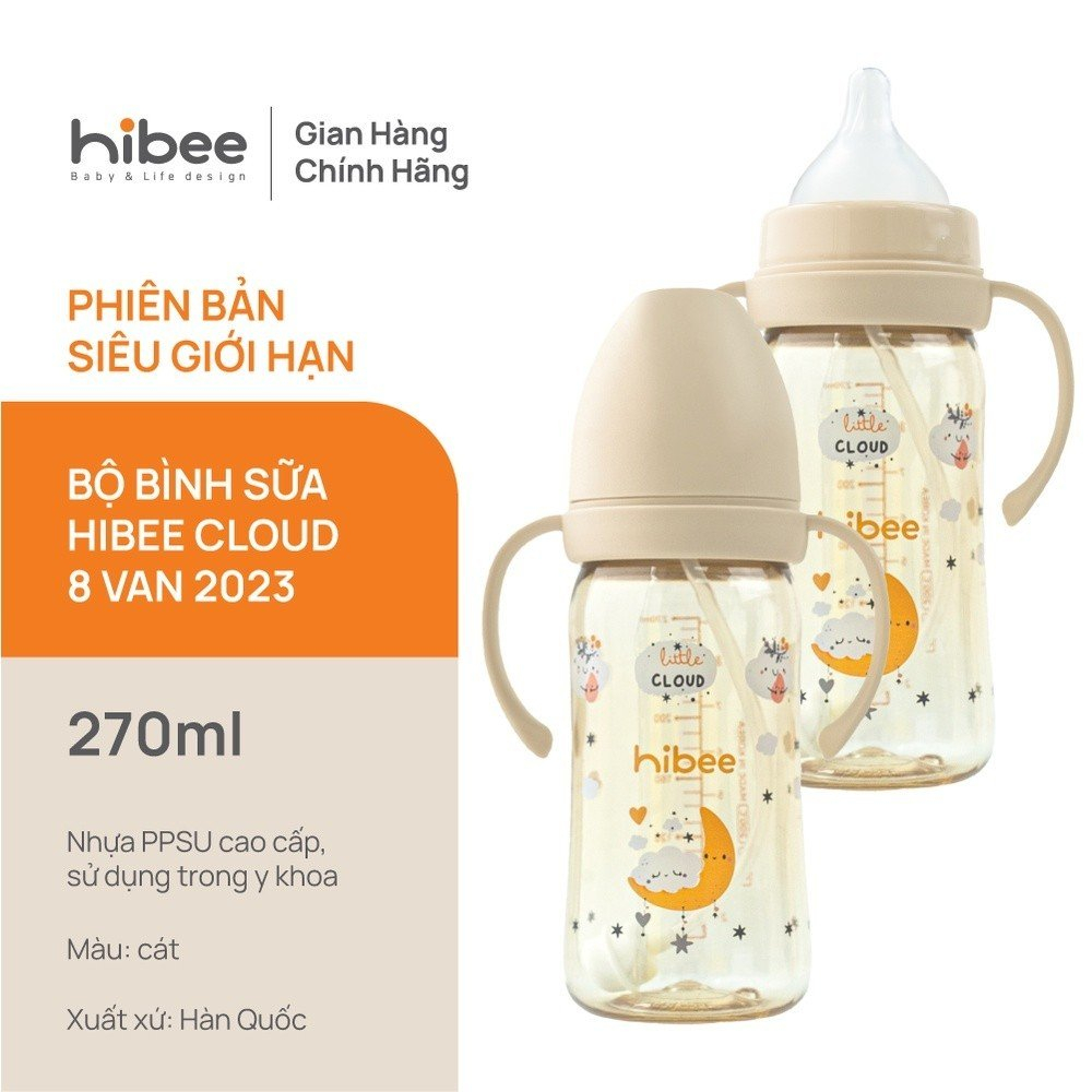 Bình sữa Hibee nội địa Hàn cao cấp 170ml/270ml - Cam kết chính hãng - childs_day.