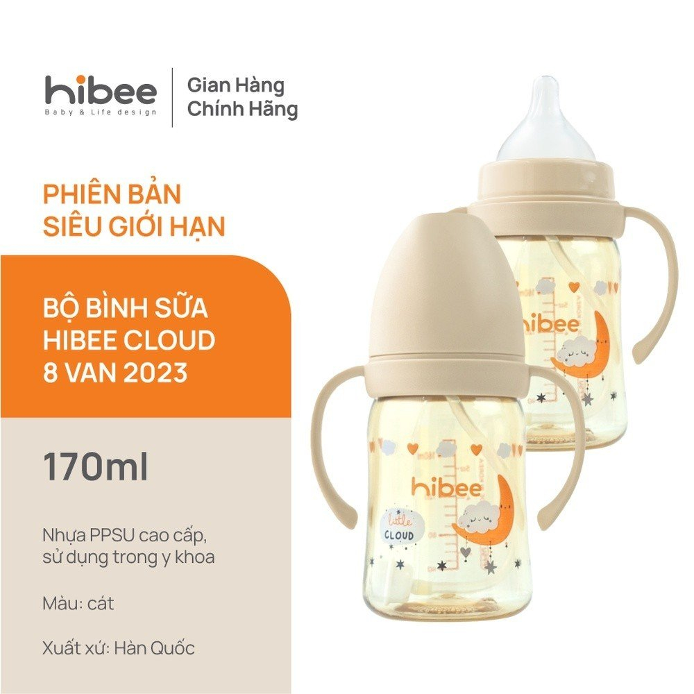 Bình sữa Hibee nội địa Hàn cao cấp 170ml/270ml - Cam kết chính hãng - childs_day.