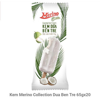 Kem dừa bến tre merino 65g