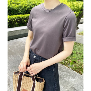 Áo thun trơn cổ tròn basic