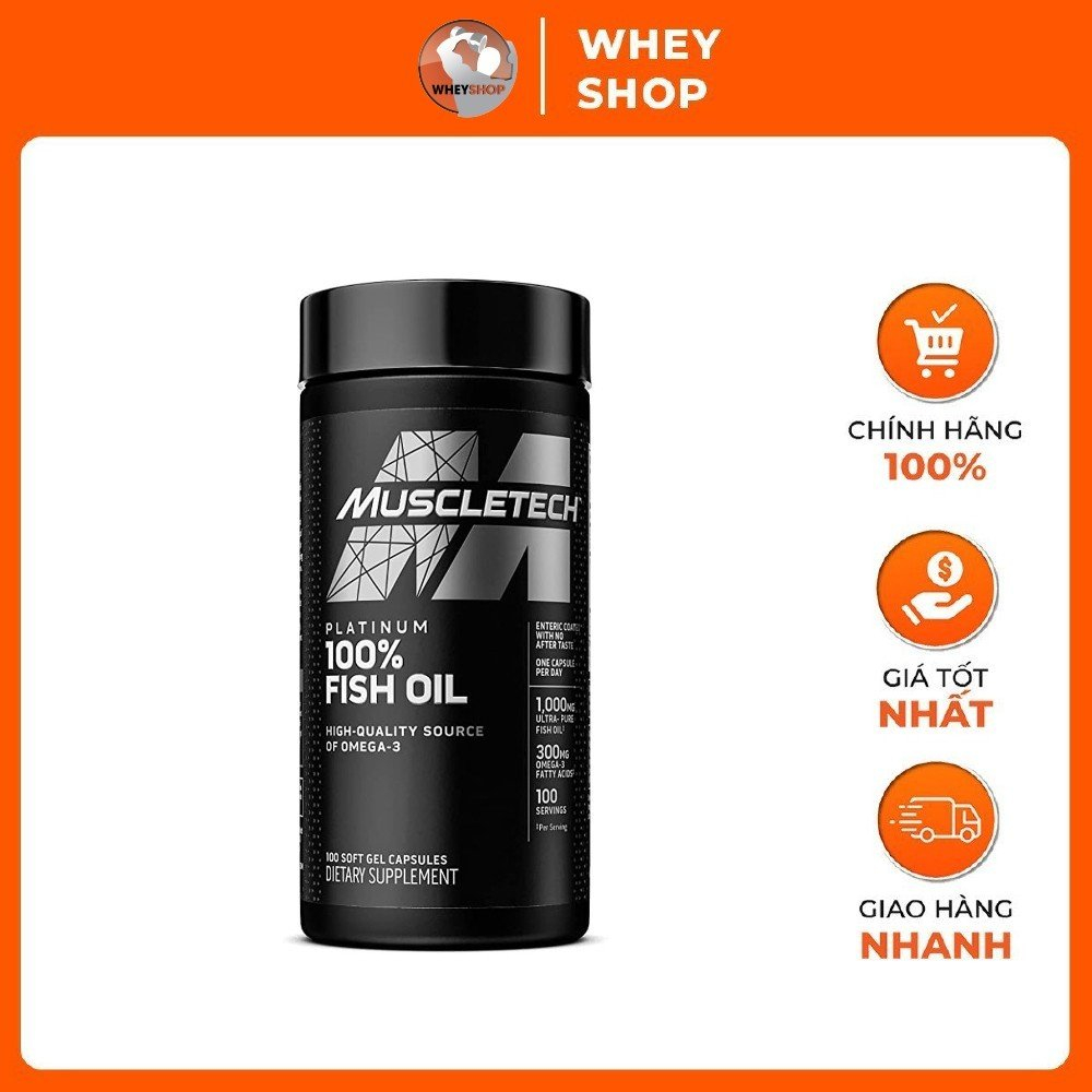 Viên uống bổ sung Platinum Fish Oil  - WHEYSHOP VN
