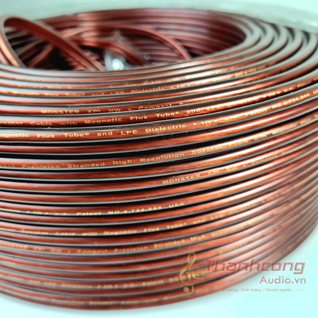 1 mét Dây loa Monster 2 lõi sợi 2*150 đông nguyên chất cao cấp