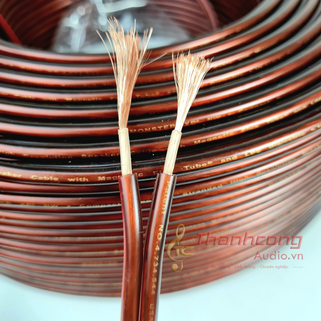 1 mét Dây loa Monster 2 lõi sợi 2*150 đông nguyên chất cao cấp