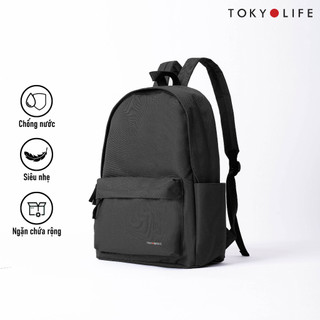 Balo chống nước thời trang TOKYOLIFE nam nữ thiết kế basic nhiều ngăn siêu nhẹ chất liệu cao cấp I8BPK300G