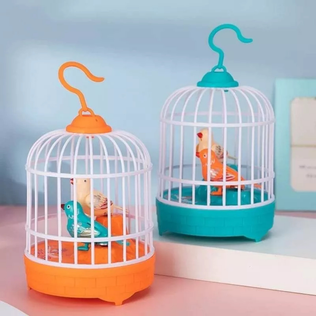Đồ Chơi Lồng Chim Biết Hót Phát Nhạc Phát Sáng