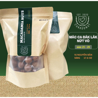 Hạt macca đăk lăk nứt vỏ vị nguyên bản - cukkoonut